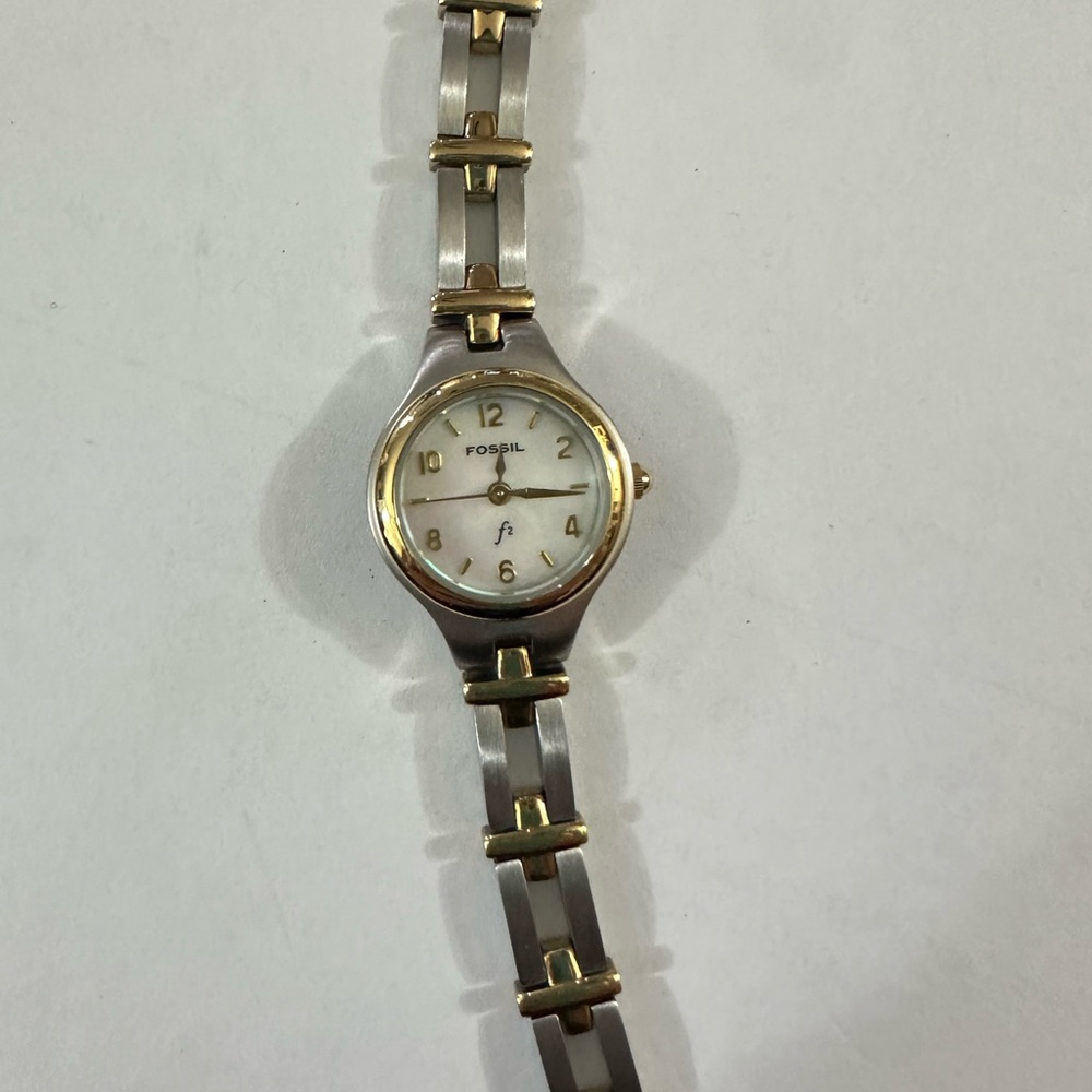 Fossil Women's Silver and Gold Watch